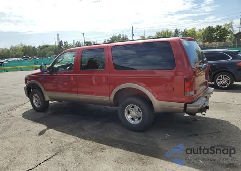 2005 Ford Excursion Eddie Bauer z USA, uszkodzony, nr VIN 1FMSU45P35ED45569